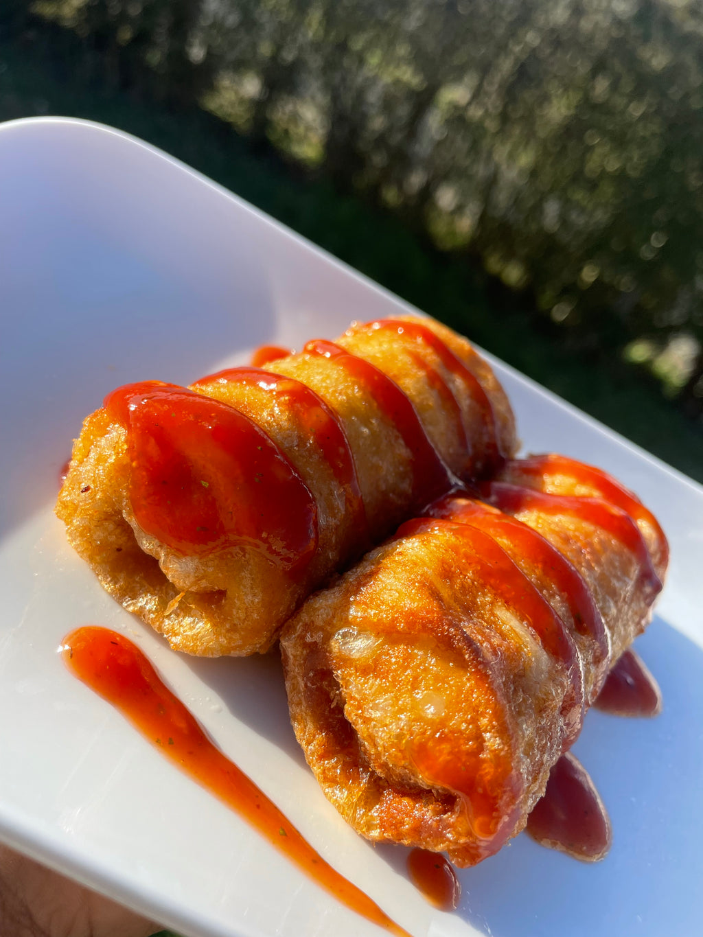 Loempia (poulet fumé)